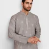 Embroidered Cotton Kurta for Men