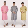 Embroidered Cotton Kurta for Men