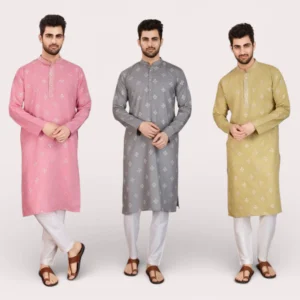 Men’s Banglory Silk Kurta – Festive Wear (Set & Single) (Copy2)