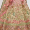 Pastel Pink Designer Chaniya Choli for Women – Heavy Embroidered Wedding & Mehendi Lehenga Set