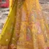 Mustard Yellow Designer Chaniya Choli for Haldi – Heavy Embroidered Festive Wedding Lehenga