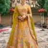 mustard yellow chaniya choli