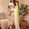 floral kurti pant set full outfit