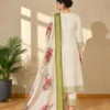 NZ-LR-COTS-GEMINI-OW-2 Off White Floral Kurta Pant Dupatta Set for Women