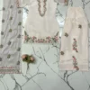 Off White Embroidered Farshi Palazzo Suit Set with Dupatta